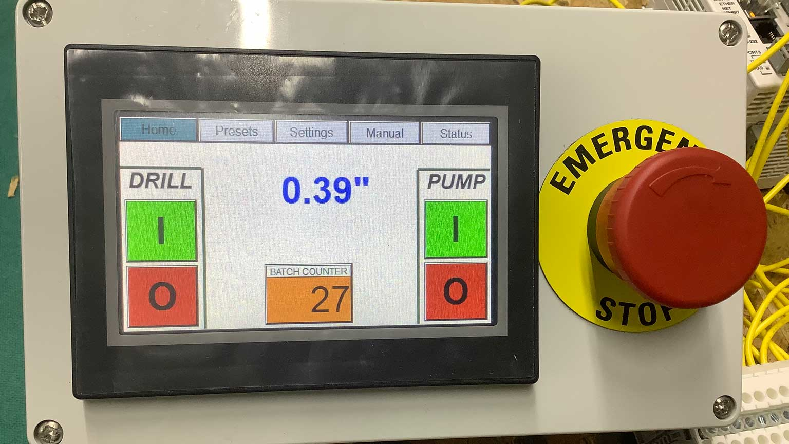 The AutomationDirect C-more EA3 series touchscreen LCD HMI