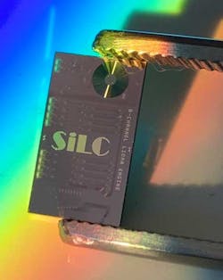 The Eyeonic Vision Sensor is a silicon photonic chip the size of a thumbnail.