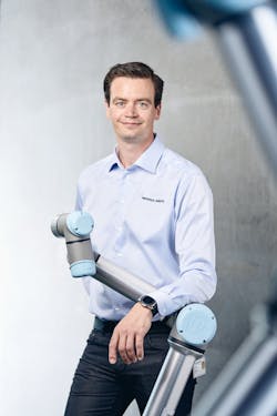 Anders Beck, a roboticist and vice president, Strategy and Innovation, Universal Robots. Anders Beck, a roboticist and vice president, Strategy and Innovation, Universal Robots.