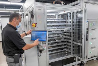 The BruxZir factory application uses Beckhoff Control Panels for greater visualization of milling processes.