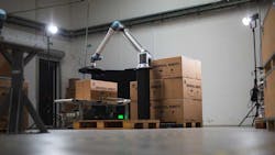 Palettizing is a core function of the UR20, along with welding, material handling, machine loading and machine tending. &ldquo;[The UR20] is designed to automate jobs where you would need two hands,&rdquo; said Anders Beck, vice president, Strategy and Innovation, Universal Robots.