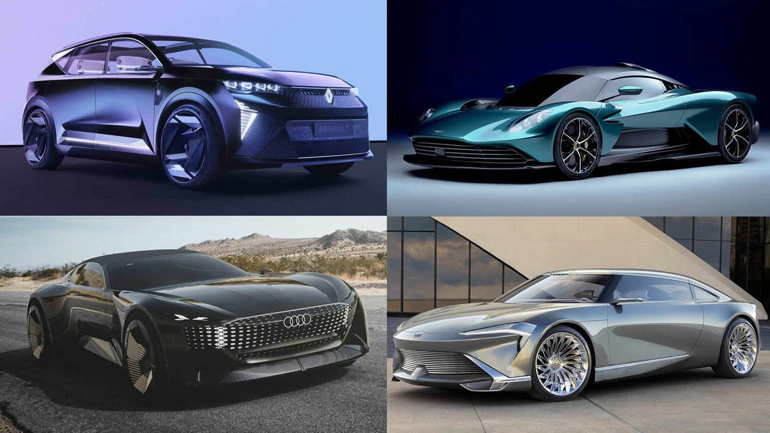 Concept car photo collage
