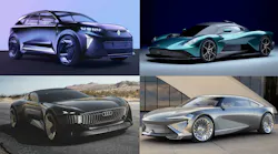 Concept car photo collage
