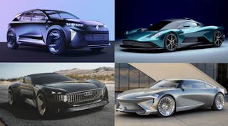 Concept car photo collage
