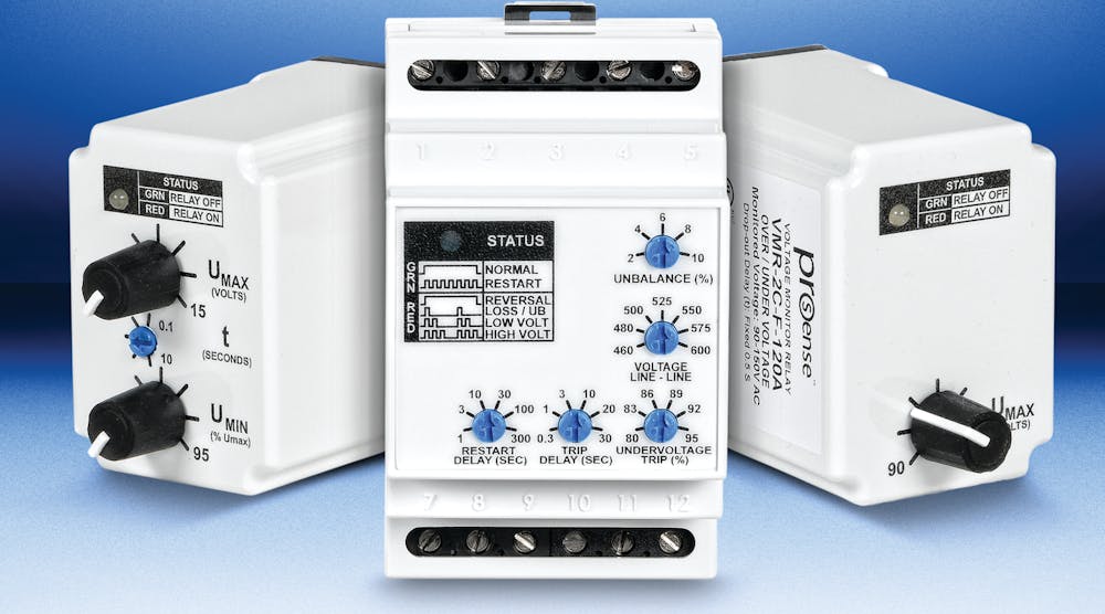 Phase and Voltage Monitoring Relays Offer Accurate Measurements ...