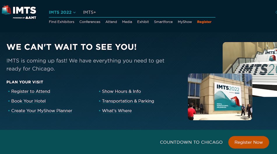 IMTS homepage screenshot