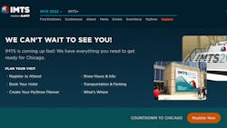 IMTS homepage screenshot IMTS homepage screenshot