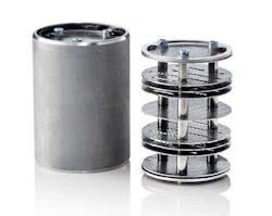 Filter inlet with filter cartridge. Filter inlet with filter cartridge.