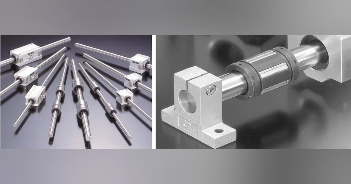 NB Systems TW12 Self-Aligning Ball Bushings - 3/4 Inch Linear Motion Bearings (Pack)