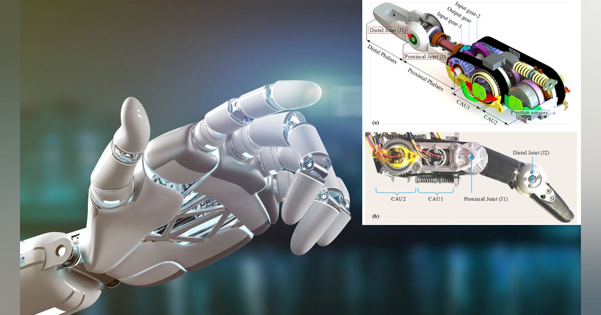 Dexterous Robotic Finger Prototype Withstands Physical Impacts ...
