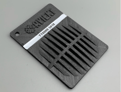 6. 3D printed sample chip made with Therma-Tech TT 6000 5018 Anthracite.