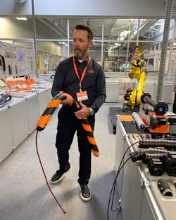 David Sandiland, robotics product & sales manager, igus. David Sandiland, robotics product & sales manager, igus.