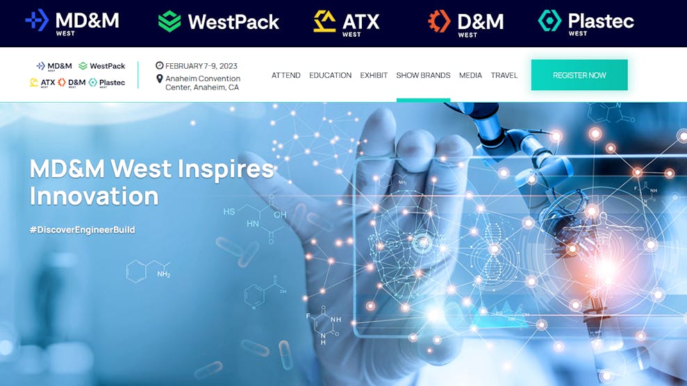 MD&M West 2023 Trade Fair is a Smart Event Machine Design