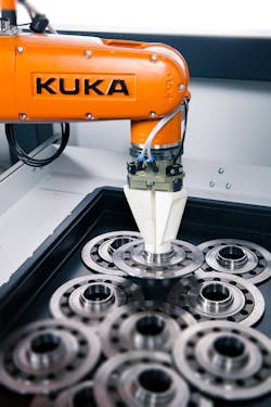 The combination of 3D robotic vision, machine learning and computer processing power has led to dramatic improvements in bin picking and placement. The combination of 3D robotic vision, machine learning and computer processing power has led to dramatic improvements in bin picking and placement.