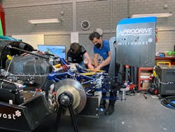 PowerFlex, a Danfoss distributor and sponsor of The Revolution, helped the InMotion team by providing technical guidance, testing and servicing of the car’s fluid conveyance systems. PowerFlex, a Danfoss distributor and sponsor of The Revolution, helped the InMotion team by providing technical guidance, testing and servicing of the car’s fluid conveyance systems.