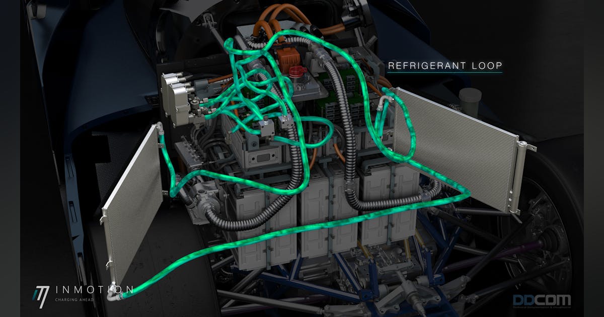 Battery Pack Cooling is Critical to an All-Electric Race Car | Machine ...