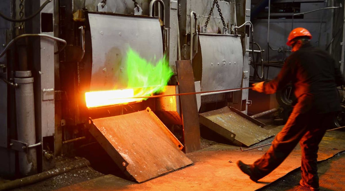 Steel quenching at high temperature