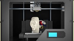 3D-printed ear