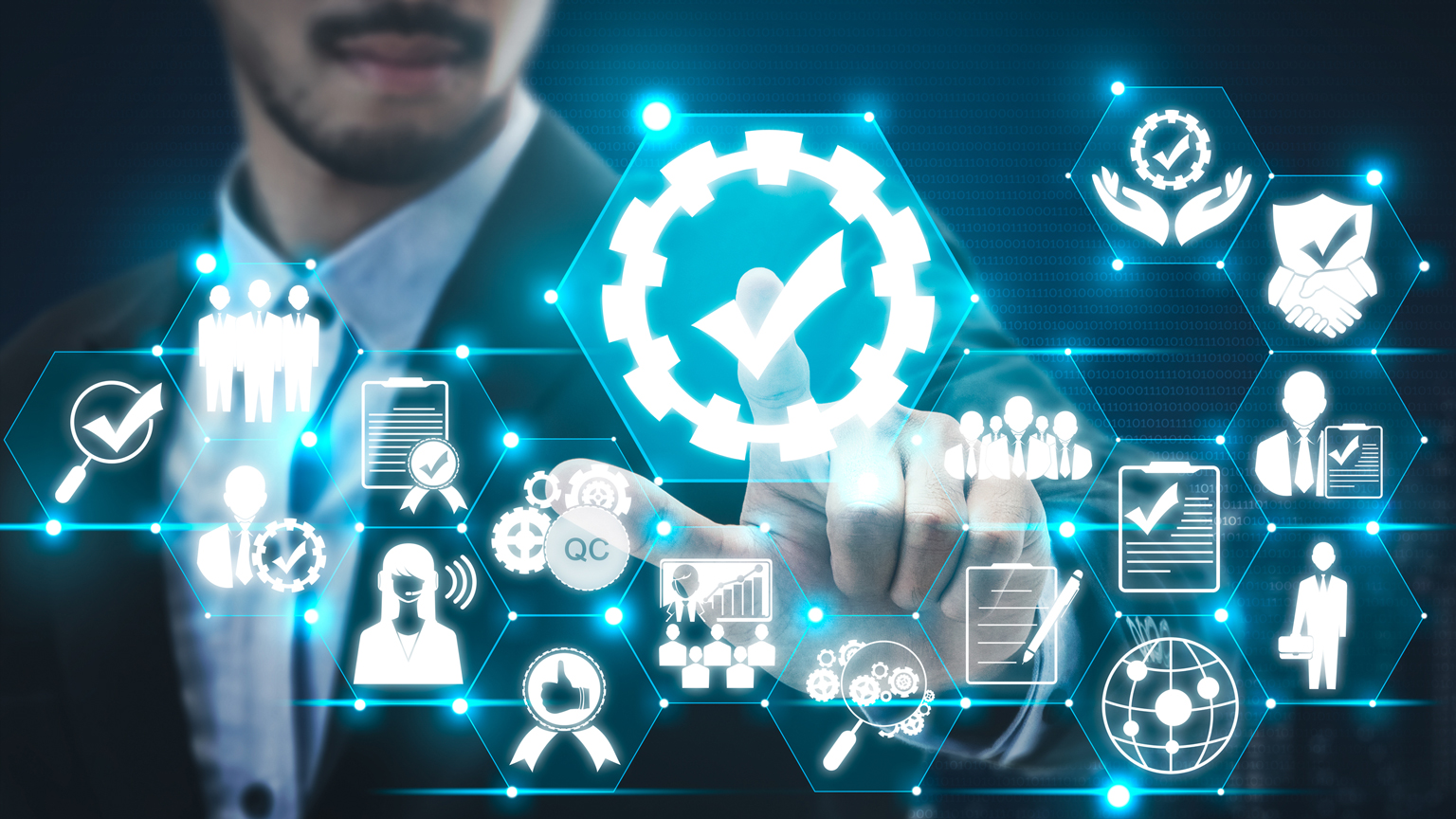 QA quality assurance and quality control concept