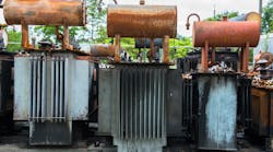 Exploded electric transformers Exploded electric transformers