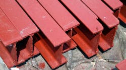 Steel I-shaped beams Steel I-shaped beams