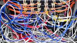 Cable network in server room