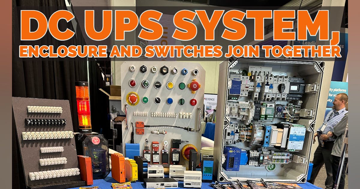 DC UPS System, Enclosure and Switches Join Together | Machine Design