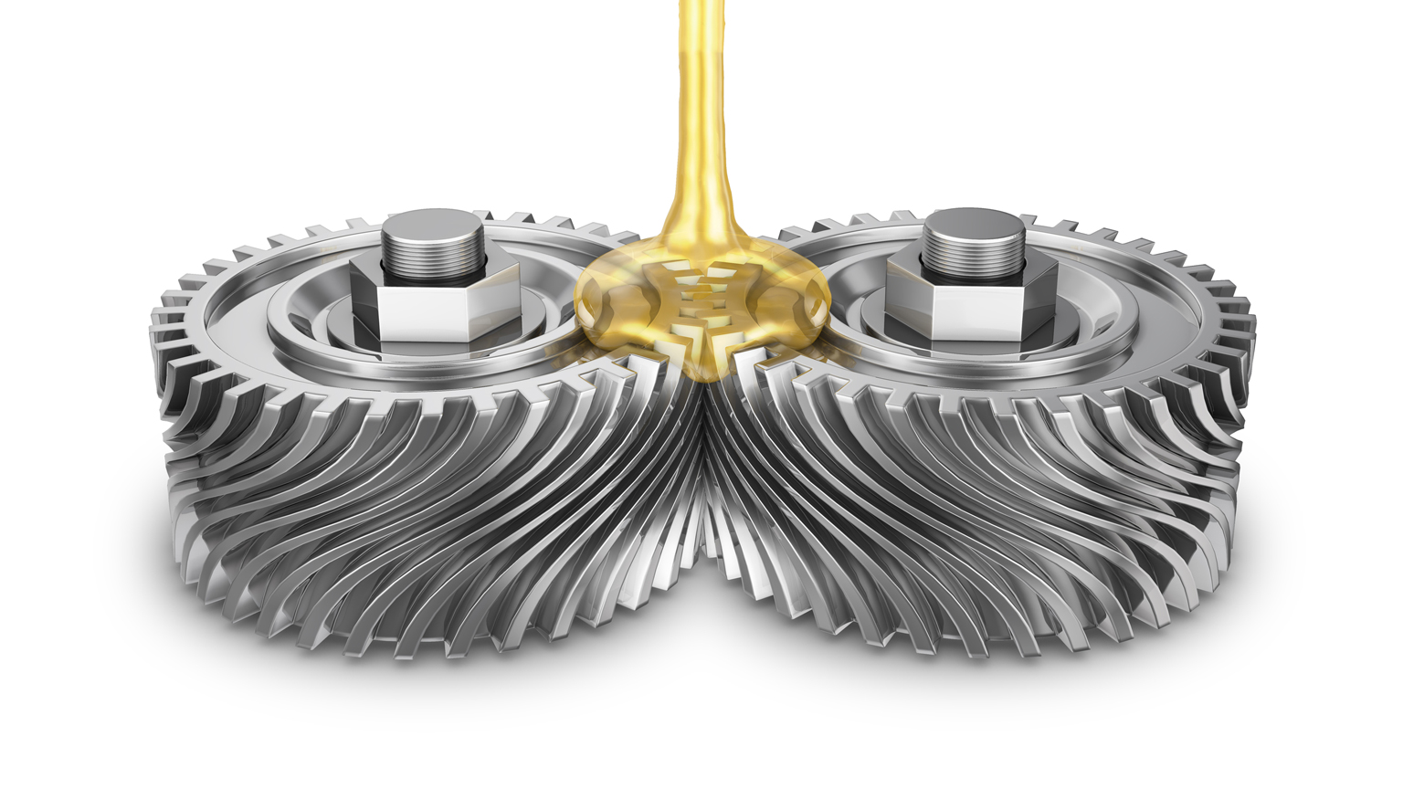 Mineral oil on gears