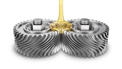 Mineral oil on gears Mineral oil on gears