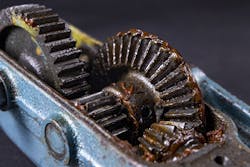 Bevel gear lubricated with grease Bevel gear lubricated with grease