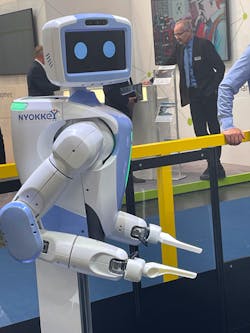 All eyes are on Hannover Messe this week&mdash;even the robotic ones.