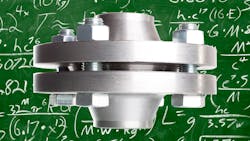 Bolted joint superimposed over chalkboard Bolted joint superimposed over chalkboard