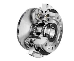 Schaeffler’s Precise Silent Constant (PSC) series planetary gear units that exhibit virtually no torsional backlash. Schaeffler’s Precise Silent Constant (PSC) series planetary gear units that exhibit virtually no torsional backlash.