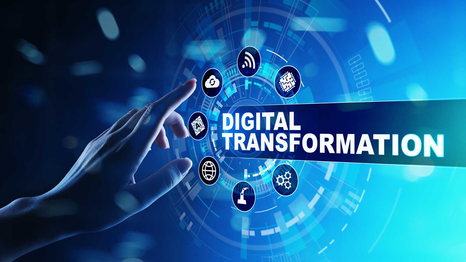 Digital transformation concept