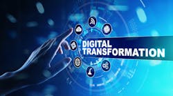 Digital transformation concept