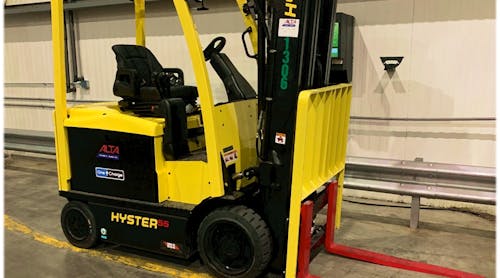Hyster 4 wheel sit-down Class 1 Forklift.