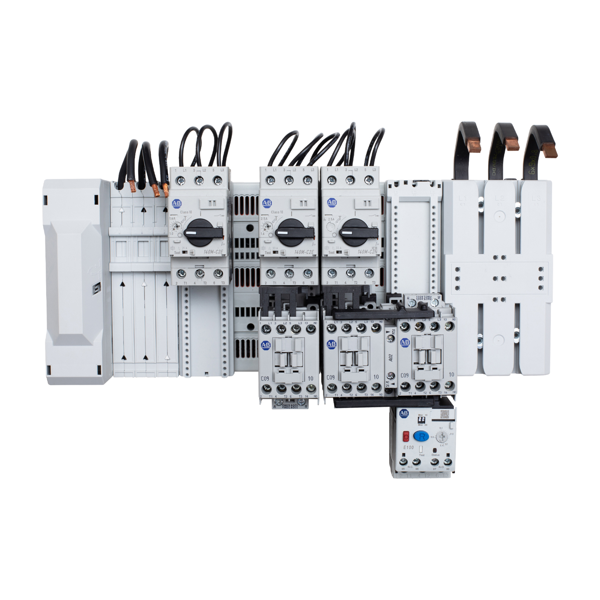 Branch motor control and protection