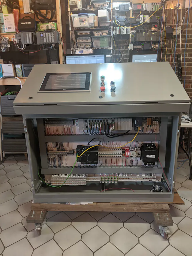 Control Platform Machine Upgrading the Controls for a Machine Builder’s Cotton Press | Machine ...