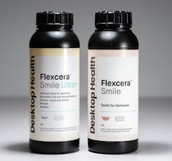 The development of Flexcera Smile Ultra+ is the result of more than three years of research and development. The proprietary formulation of the resin features synthesized long-chain chemistry, which is polymerized using a high-powered 385 nm wavelength. The development of Flexcera Smile Ultra+ is the result of more than three years of research and development. The proprietary formulation of the resin features synthesized long-chain chemistry, which is polymerized using a high-powered 385 nm wavelength.