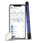 The InPen is an FDA-cleared smart insulin pen for people on multiple daily injections. The integrated system provides real-time glucose readings alongside insulin dose information. Users have the ability to see their information in real-time, making it easier to make smarter dosing decisions to manage their sugar levels.