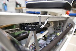 The system includes lubrication-free and durable bearings, lead screws, energy chains and linear guides from igus. The system includes lubrication-free and durable bearings, lead screws, energy chains and linear guides from igus.