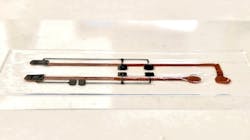 3D printing wires in advanced applications and printed electronics saves time and money and yields compact conformal designs. 3D printing wires in advanced applications and printed electronics saves time and money and yields compact conformal designs.