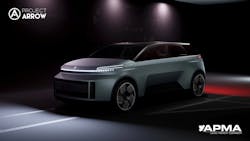 Project Arrow is an original, full-build, zero-emission concept vehicle. The vehicle was designed, engineered and built collaboratively by the automotive supply sector and post-secondary institutions under the leadership of the Automotive Parts Manufacturers’ Association (APMA) of Canada. The in-car architecture deeply integrates an intelligent assistant into the vehicle. Project Arrow is an original, full-build, zero-emission concept vehicle. The vehicle was designed, engineered and built collaboratively by the automotive supply sector and post-secondary institutions under the leadership of the Automotive Parts Manufacturers’ Association (APMA) of Canada. The in-car architecture deeply integrates an intelligent assistant into the vehicle.