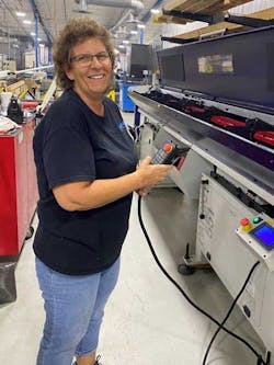 As a newer employee, Wendy Audas, senior CNC setup/programmer/operator, came on board in 2021 and is a beneficiary of long-term Fabco employees’ experience. As a newer employee, Wendy Audas, senior CNC setup/programmer/operator, came on board in 2021 and is a beneficiary of long-term Fabco employees’ experience.