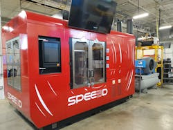 The WarpSPEE3D printer. The WarpSPEE3D printer.