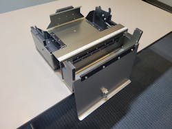 When open, the workbench serves as a solid surface for municipal technicians to work safely and efficiently. When open, the workbench serves as a solid surface for municipal technicians to work safely and efficiently.