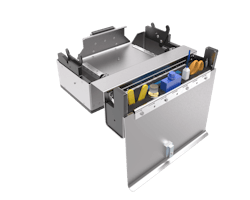 APTUS DesignWorks and Protolabs collaborated to create a toolkit briefcase that morphs into a stable workbench for traffic cam technicians to use high above the ground. APTUS DesignWorks and Protolabs collaborated to create a toolkit briefcase that morphs into a stable workbench for traffic cam technicians to use high above the ground.