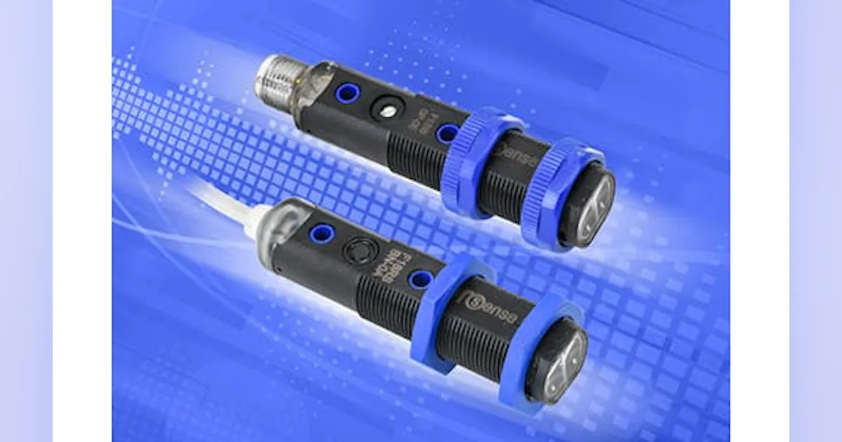 System Sensor Round Visual ProSense F18 Series 18mm Round Photoelectric Sensors | Machine Design