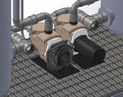 Comparing a conventionally installed motor (right) to a PCB Stator installation (left). Comparing a conventionally installed motor (right) to a PCB Stator installation (left).