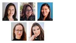 Clockwise from top left: Rehana Begg, Sarah Goehrke, Chloe Vallaro, Emily Newton and Dr. Elissa Ross. Clockwise from top left: Rehana Begg, Sarah Goehrke, Chloe Vallaro, Emily Newton and Dr. Elissa Ross.